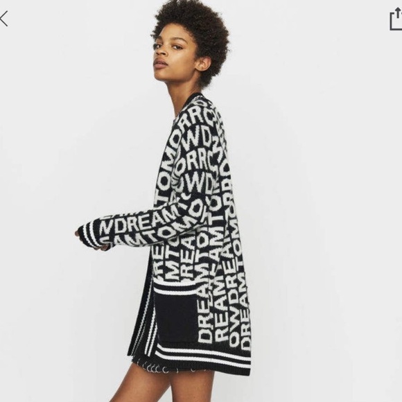 Maje Dream Tomorrow Allover Cardigan Size 1  S - Picture 3 of 16